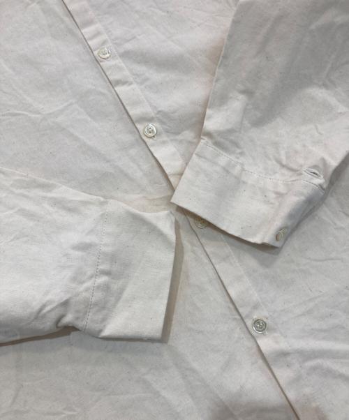 GALLEGO DESPORTES（ギャレゴデスポート）GALLEGO DESPORTES (ギャレゴデスポート) コットンバンドカラーシャツ アイボリー サイズ:Freeの古着・服飾アイテム