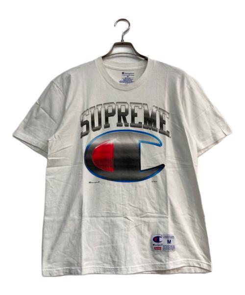 SUPREME（シュプリーム）Supreme (シュプリーム) Champion (チャンピオン) Chrome S/S Top 19SS ホワイト サイズ:Mの古着・服飾アイテム