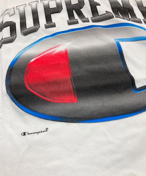 SUPREME（シュプリーム）Supreme (シュプリーム) Champion (チャンピオン) Chrome S/S Top 19SS ホワイト サイズ:Mの古着・服飾アイテム
