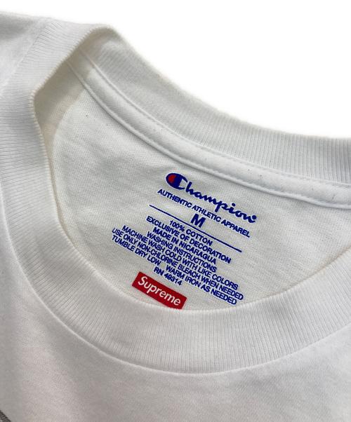SUPREME（シュプリーム）Supreme (シュプリーム) Champion (チャンピオン) Chrome S/S Top 19SS ホワイト サイズ:Mの古着・服飾アイテム