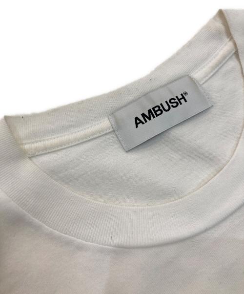 AMBUSH（アンブッシュ）AMBUSH (アンブッシュ) ロゴ半袖Tシャツ　12112896 ホワイト サイズ:Lの古着・服飾アイテム