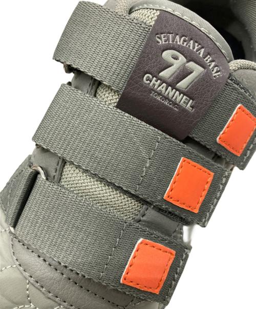 97channel/世田谷ベース（セタガヤベース）97channel/世田谷ベース (セタガヤベース) ベルクロスニーカー　97CS-008 グリーン サイズ:25cmの古着・服飾アイテム