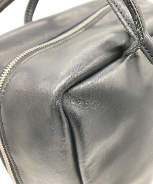 MORMYRUS（モルミルス）MORMYRUS (モルミルス) グロスレザー トートバッグ ブラックの古着・服飾アイテム