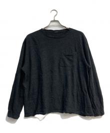 COMOLI（コモリ）の古着「ウール天竺長袖クルーネックニット　Q03-05004」｜ブラック