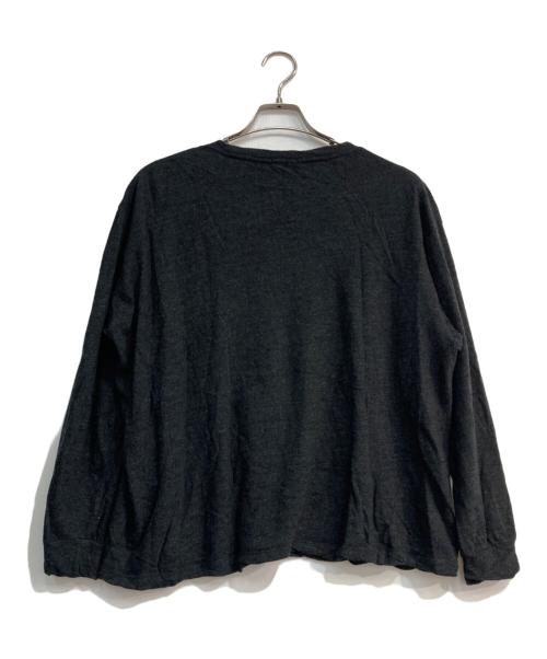 COMOLI（コモリ）COMOLI (コモリ) ウール天竺長袖クルーネックニット　Q03-05004 ブラック サイズ:2の古着・服飾アイテム