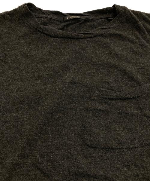 COMOLI（コモリ）COMOLI (コモリ) ウール天竺長袖クルーネックニット　Q03-05004 ブラック サイズ:2の古着・服飾アイテム