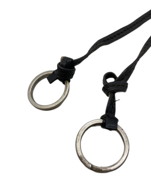 HERMES（エルメス）HERMES (エルメス) クロシェットネックレス　 □C刻印 99年製  ブラックの古着・服飾アイテム