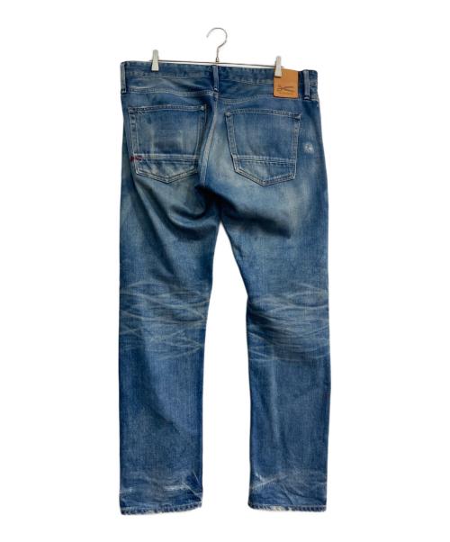 Denham（デンハム）Denham (デンハム) FORGE MIJAS リペア加工デニムパンツ 日本230本限定モデル　01-18-10-11-012 インディゴ サイズ:W36の古着・服飾アイテム