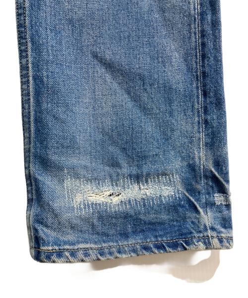 Denham（デンハム）Denham (デンハム) FORGE MIJAS リペア加工デニムパンツ 日本230本限定モデル　01-18-10-11-012 インディゴ サイズ:W36の古着・服飾アイテム