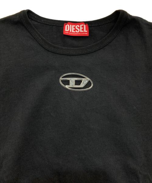 DIESEL（ディーゼル）DIESEL (ディーゼル) T-UNCUTIE/Uncutie Tshirts　A15402 ブラック サイズ:Lの古着・服飾アイテム