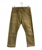 RRLダブルアールエル）の古着「SLIM FITデニムパンツ」｜ブラウン