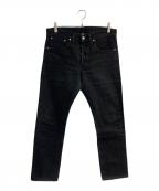 RRLダブルアールエル）の古着「SLIM FITデニムパンツ」｜ブラック