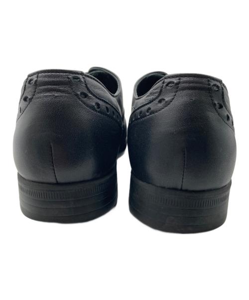 travel shoes by chausser（トラベルシューズバイショセ）travel shoes by chausser (トラベルシューズバイショセ) ウイングチップレースアップシューズ ブラック サイズ:38の古着・服飾アイテム