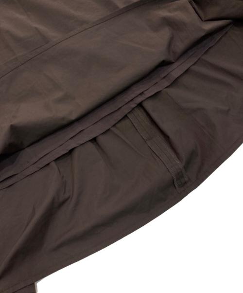 FRAY ID（フレイ アイディー）FRAY ID (フレイ アイディー) ボリュームスリーブオフショルワンピース ブラウンの古着・服飾アイテム