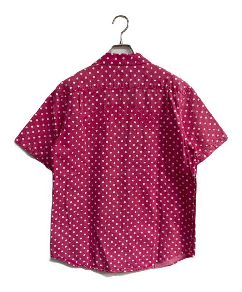 SUPREME（シュプリーム）SUPREME (シュプリーム) Polka Dot Denim Shirt 18SS ショッキングピンク サイズ:Lの古着・服飾アイテム