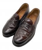 Aldenオールデン）の古着「コードバンコインローファー」｜ブラウン