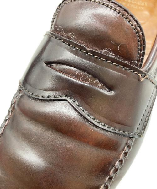 Alden（オールデン）Alden (オールデン) コードバンコインローファー ブラウン サイズ:8Dの古着・服飾アイテム