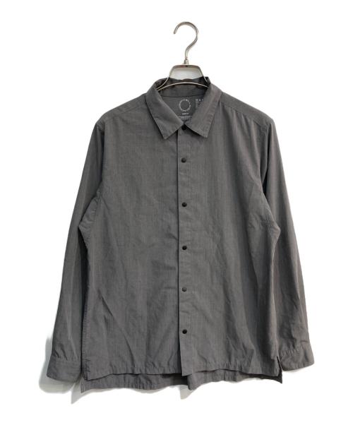 山と道（ヤマトミチ）山と道 (ヤマトミチ) Bamboo Shirt グレー サイズ:Sの古着・服飾アイテム