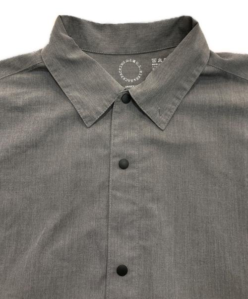 山と道（ヤマトミチ）山と道 (ヤマトミチ) Bamboo Shirt グレー サイズ:Sの古着・服飾アイテム