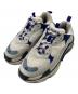 BALENCIAGA（バレンシアガ）の古着「Triple S(トリプルエス)」｜ホワイト×ブルー