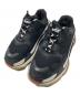 BALENCIAGA（バレンシアガ）の古着「Triple S(トリプルエス)」｜ブラック×レッド