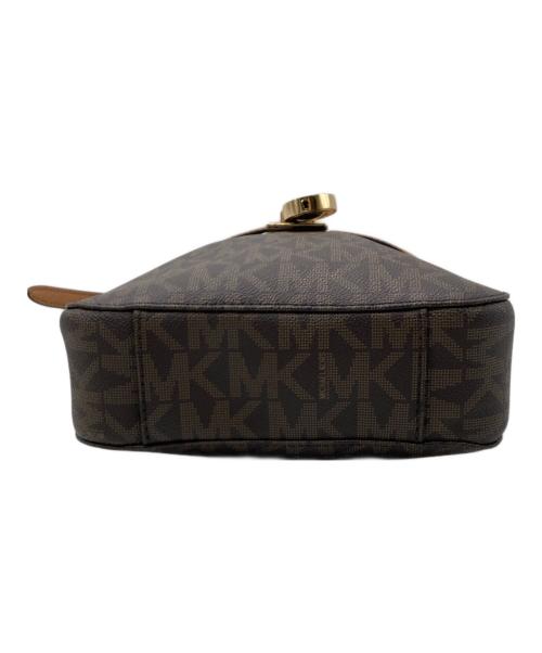 MICHAEL KORS（マイケル・コース）MICHAEL KORS (マイケルコース) CROSSBODY HAMILTON TRAVELER ブラウンの古着・服飾アイテム