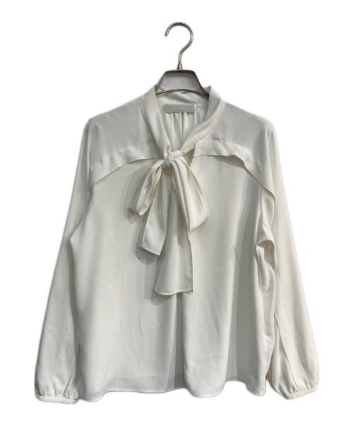 CELFORD（セルフォード）CELFORD (セルフォード) ボウタイリボンブラウス　CWFB241020 ホワイト サイズ:38の古着・服飾アイテム
