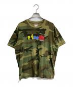 SUPREMEシュプリーム）の古着「Life Tee Woodland Camo19FW」｜グリーン