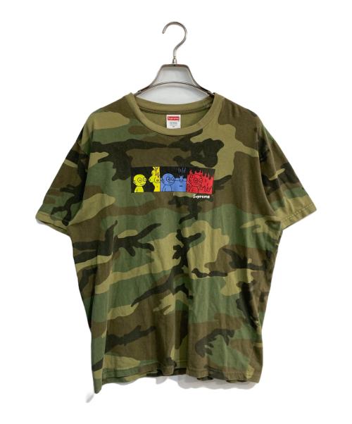 SUPREME（シュプリーム）Supreme (シュプリーム) Life Tee Woodland Camo	19FW グリーン サイズ:Mの古着・服飾アイテム