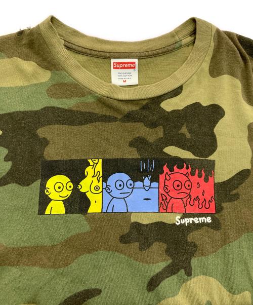 SUPREME（シュプリーム）Supreme (シュプリーム) Life Tee Woodland Camo	19FW グリーン サイズ:Mの古着・服飾アイテム
