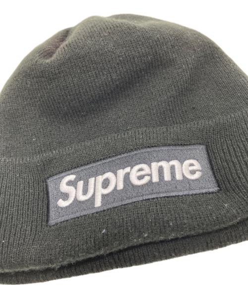 SUPREME（シュプリーム）Supreme (シュプリーム) New Era (ニューエラ) Box Logo Beanie ブラックの古着・服飾アイテム