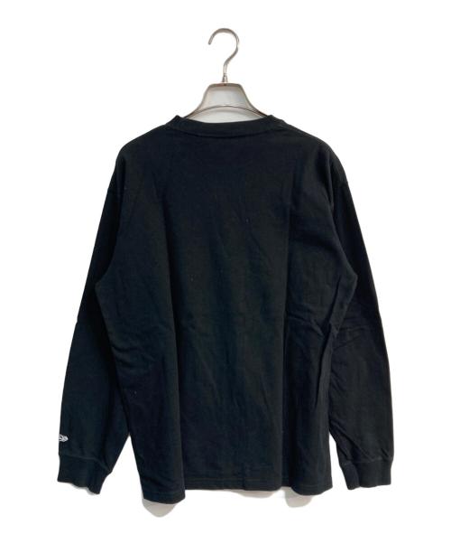New Era（ニューエラ）New Era (ニューエラ) GROUND Y (グラウンドワイ) ロングスリーブカットソー　GE-T50-054 ブラック サイズ:XLの古着・服飾アイテム