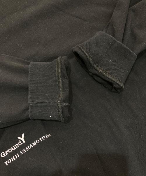 New Era（ニューエラ）New Era (ニューエラ) GROUND Y (グラウンドワイ) ロングスリーブカットソー　GE-T50-054 ブラック サイズ:XLの古着・服飾アイテム