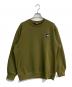 THE NORTH FACE（ザ ノース フェイス）の古着「スクエアロゴクルーネックスウェット　NT62133」｜グリーン