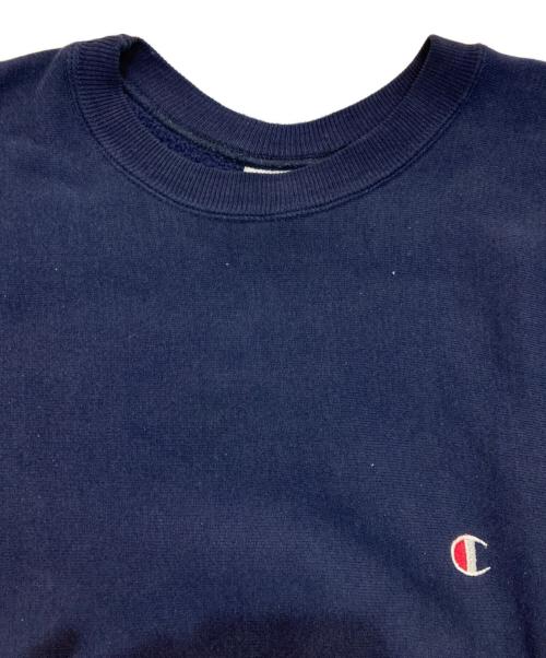 Champion（チャンピオン）Champion (チャンピオン) リバースウィーブスウェット　90’s USA製 刺繍タグ ネイビー サイズ:Lの古着・服飾アイテム