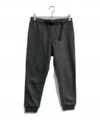 GRAMICCIグラミチ）の古着「ボンディングニットフリースナローリブパンツ　GUP-19F016」｜グレー