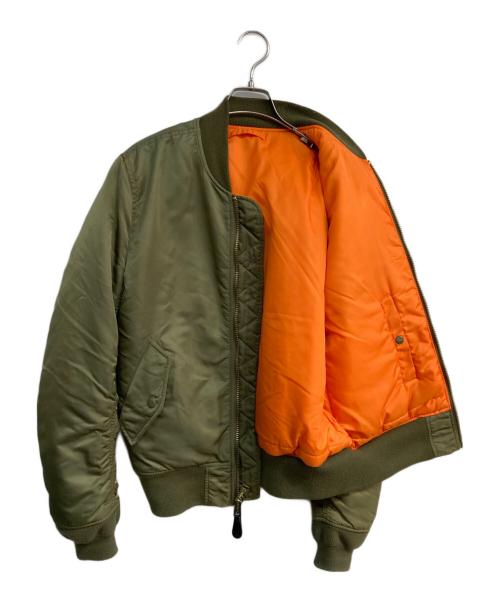 ALPHA（アルファ）ALPHA (アルファ) MA-1ジャケット　0615-00-573-8335　MIL-J-82790J グリーン サイズ:Mの古着・服飾アイテム