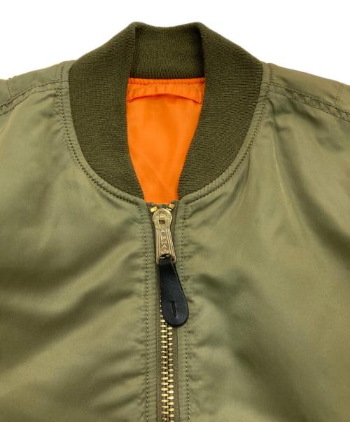 ALPHA（アルファ）ALPHA (アルファ) MA-1ジャケット　0615-00-573-8335　MIL-J-82790J グリーン サイズ:Mの古着・服飾アイテム