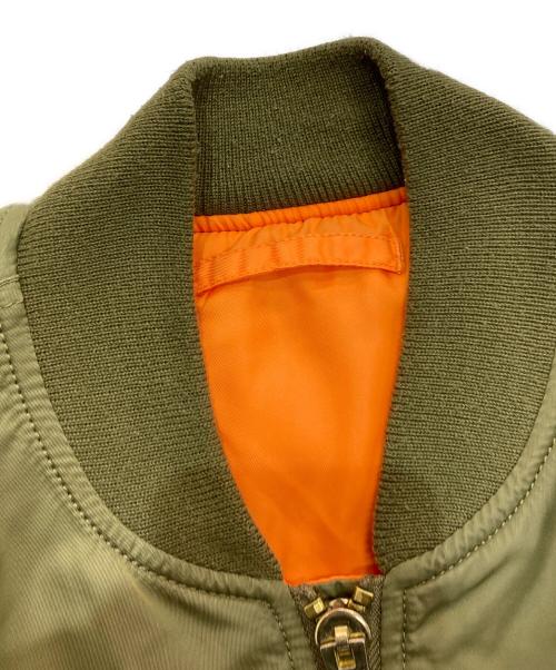 ALPHA（アルファ）ALPHA (アルファ) MA-1ジャケット　0615-00-573-8335　MIL-J-82790J グリーン サイズ:Mの古着・服飾アイテム