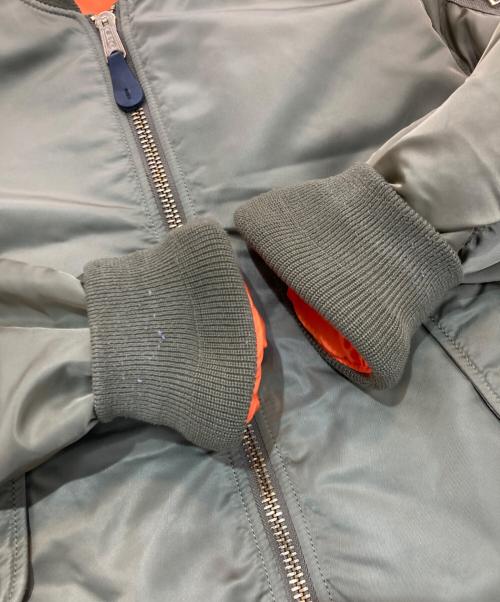 ALPHA（アルファ）ALPHA (アルファ) MA-1ジャケット　0615-00-573-8335　MIL-J-82790J グリーン サイズ:Mの古着・服飾アイテム