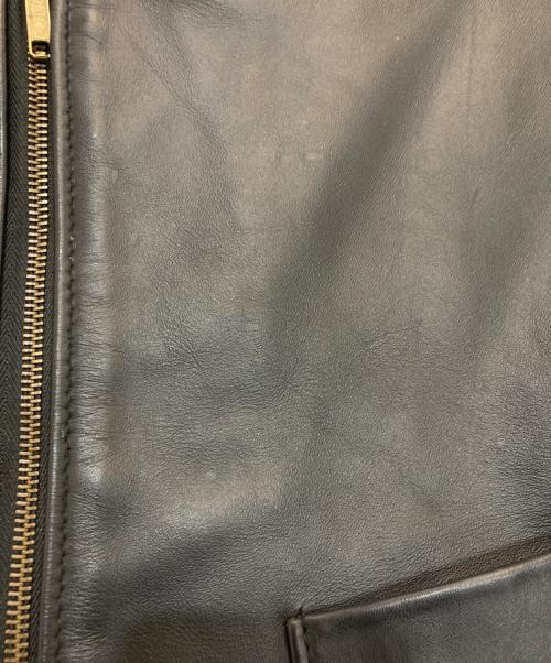 Schott（ショット）Schott (ショット) レザーベスト　USA製　404V 1147303068 ブラック サイズ:Mの古着・服飾アイテム