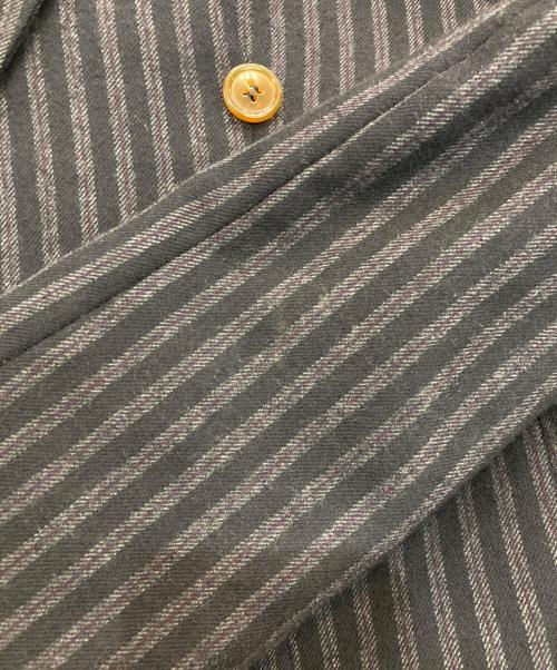 Vivienne Westwood man（ヴィヴィアン ウェストウッド マン）Vivienne Westwood man (ヴィヴィアン ウェストウッド マン) ストライプウールダブルジャケット　4945-1403 ネイビー サイズ:46の古着・服飾アイテム