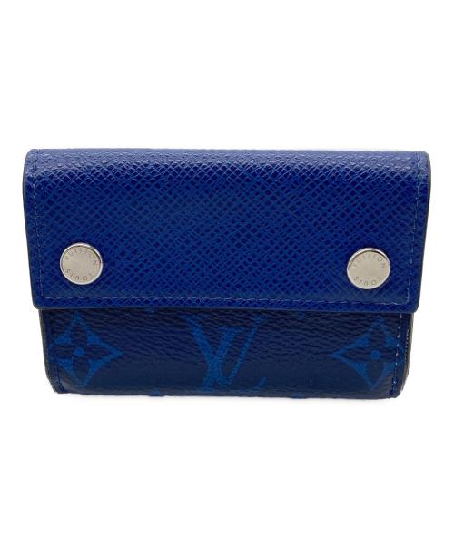 LOUIS VUITTON（ルイ ヴィトン）LOUIS VUITTON (ルイ ヴィトン) タイガラマ ディスカバリー コンパクトウォレット ネイビーの古着・服飾アイテム