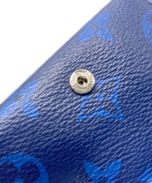 LOUIS VUITTON（ルイ ヴィトン）LOUIS VUITTON (ルイ ヴィトン) タイガラマ ディスカバリー コンパクトウォレット ネイビーの古着・服飾アイテム