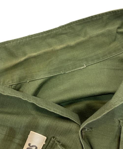 US ARMY（ユーエスアーミー）US ARMY (ユーエスアーミー) ミリタリーファティーグシャツ　 60’S dsa-1-618-c-62 カーキ サイズ:Freeの古着・服飾アイテム