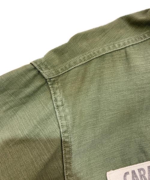 US ARMY（ユーエスアーミー）US ARMY (ユーエスアーミー) ミリタリーファティーグシャツ　 60’S dsa-1-618-c-62 カーキ サイズ:Freeの古着・服飾アイテム