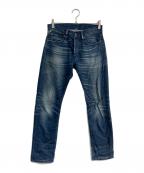 Denim & Supply Ralph Laurenデニム＆サプライ ラルフローレン）の古着「SLIM ダメージ加工デニムパンツ」｜インディゴ