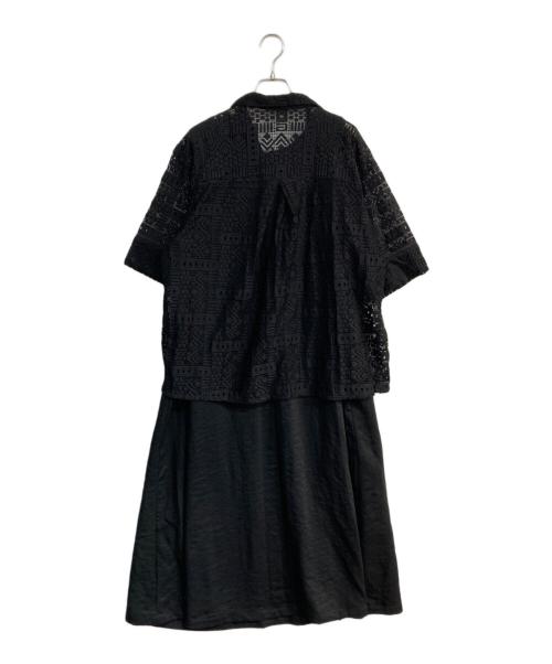 studio clip（スタジオクリップ）Studio Clip (スタジオクリップ) レースシャツセットアップ ブラック サイズ:Free 未使用品の古着・服飾アイテム