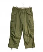 BEAMSビームス）の古着「Big 6Pocket Cargo Pants　ハイエンドラインthe A 25SS　11-24-23-791」｜グリーン