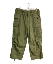BEAMS（ビームス）の古着「Big 6Pocket Cargo Pants　ハイエンドラインthe A 25SS　11-24-23-791」｜グリーン
